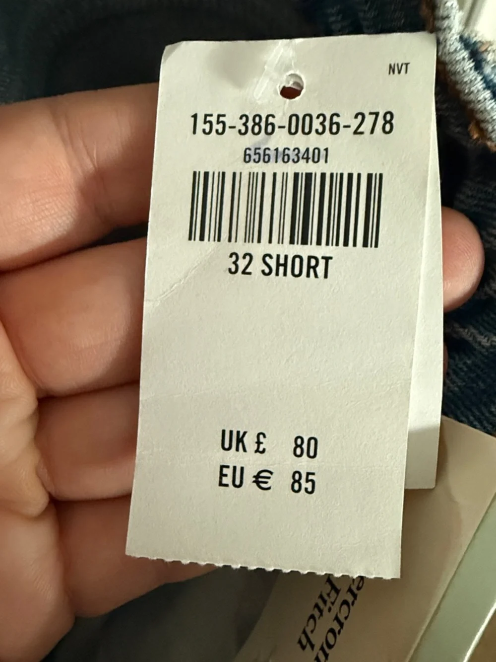 Abercrombie & Fitch Light Wash Straight Leg Jeans - Picture 5 of 5